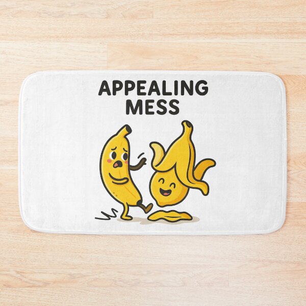 Item preview, Funny Appealing Mess Cartoon Banana Pun Illustration. designed and sold by The-T-In-Retro.
