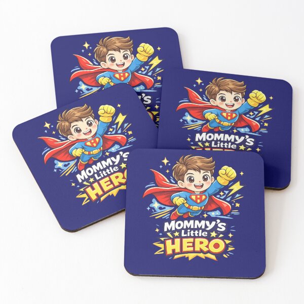 Item preview, Mommy’s Little Hero – Cute Cartoon Superhero for Kids designed and sold by JerryBahama.