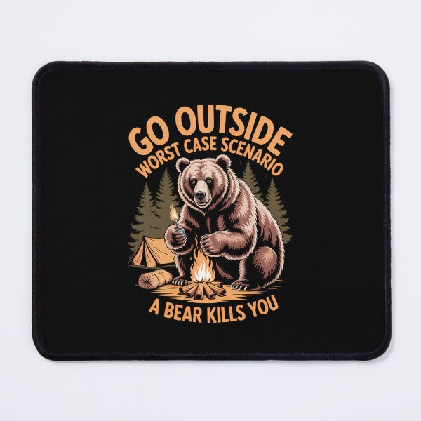 Item preview, Bear Hiking Joke Meme Adventure designed and sold by SyncSusscess.