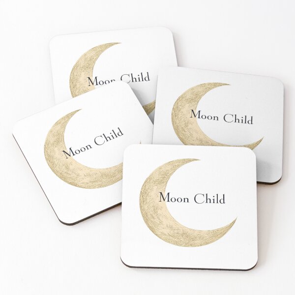 Item preview, Moon Child – Minimalist Crescent Moon Spiritual Art designed and sold by InnerFaith.