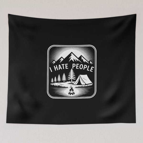 Item preview, Anti Social Joke Camping Lovers designed and sold by SyncSusscess.