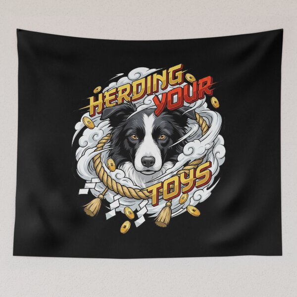 Item preview, Intense Border Collie Herding Toys Japanese Cloud Rope designed and sold by Tong4130.