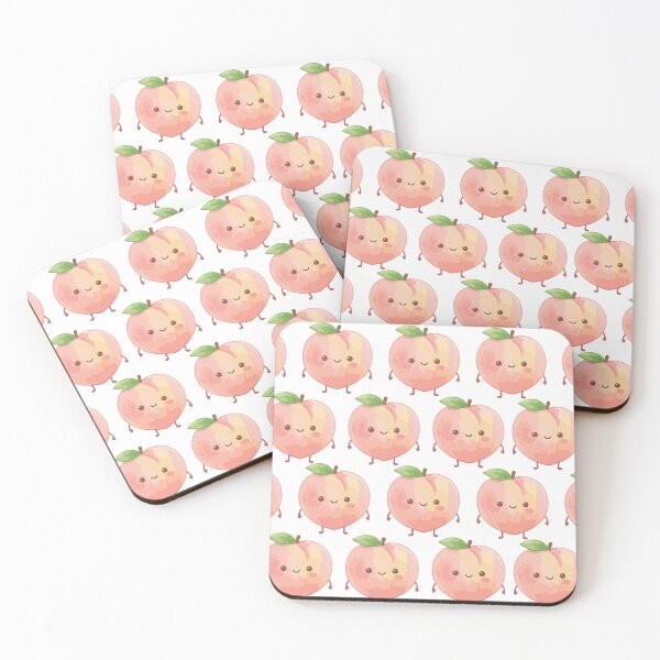Item preview, Cute Peach Pattern designed and sold by lunadesignsmoon.