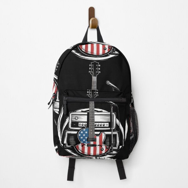 Item preview, American Flag Guitar 4th of July Guitarist USA Music designed and sold by SyncSusscess.