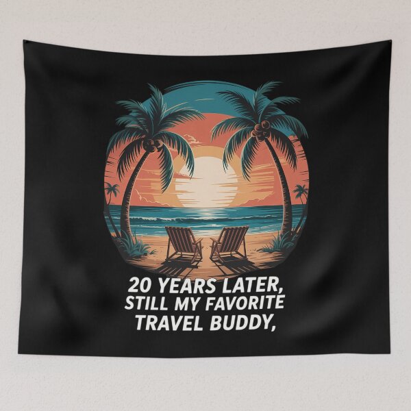 Item preview, 20th Wedding Anniversary Summer Vacation Beach Trip designed and sold by SyncSusscess.