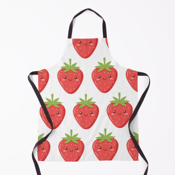 Item preview, Cute Strawberry Pattern – Kawaii Red Fruit – Sweet Summer Aesthetic designed and sold by lunadesignsmoon.