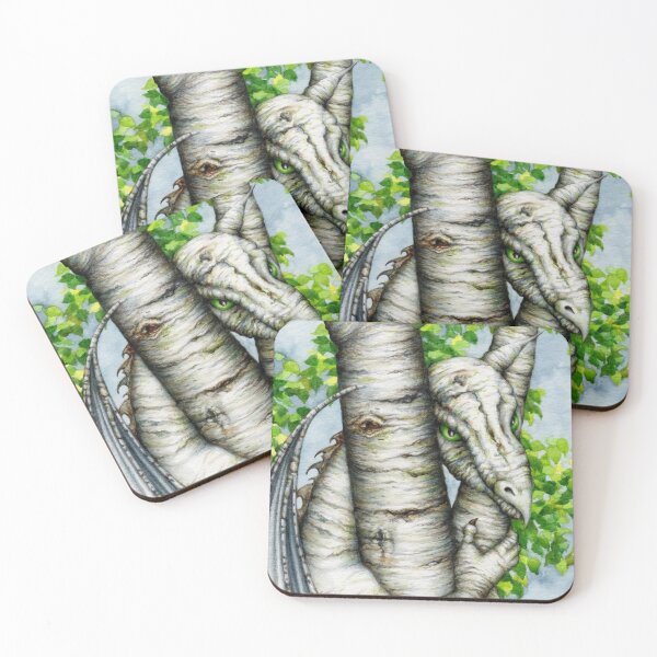 Item preview, Silver Birch Dragon designed and sold by Katy Jones.