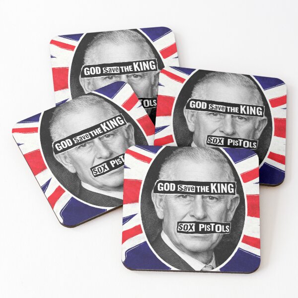 Item preview, GOD save the KING punk Anarchy! designed and sold by bluefrog.