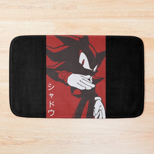 Item preview, Normal Black Shadow Hedgehog Anime Manga Style Background Red designed and sold by Dionueyne.
