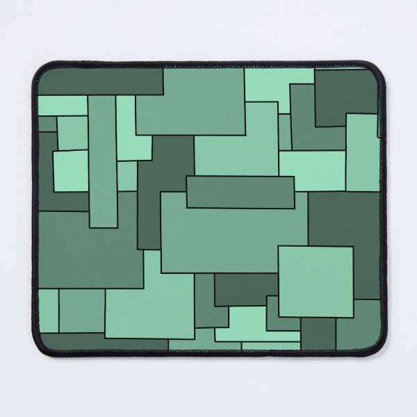 Item preview, Aquamarine Geometric Square Pattern designed and sold by Laffinch.