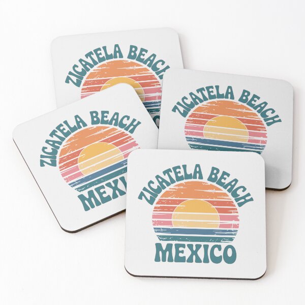 Item preview, Zicatela Beach Mexico Vintage – Retro Sunset Surf Streetwear designed and sold by paulo silveira.