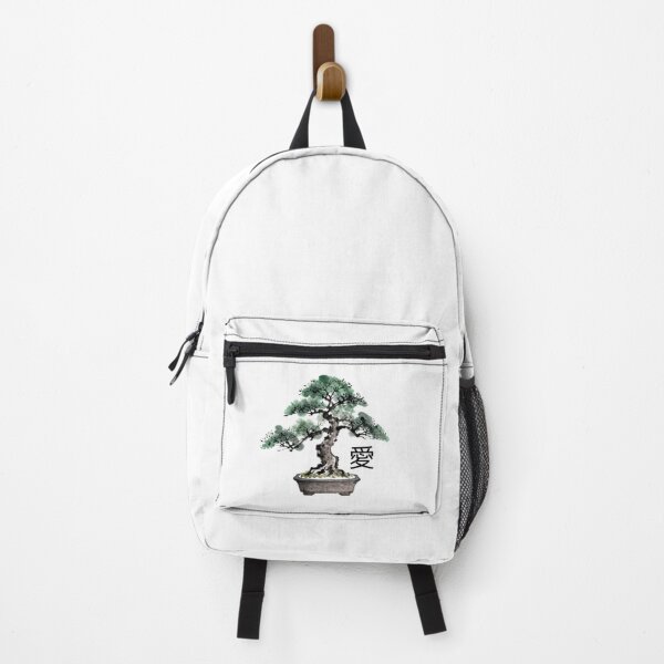 Item preview, Bonsai Tree Sumi-e Style Japanese Love Calligraphy designed and sold by Artycom.