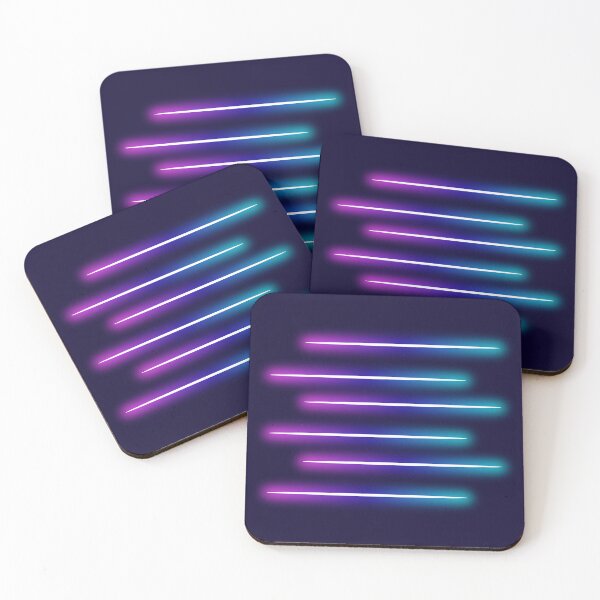 Item preview, Neon Glow Stripe Layers – Electric Cyberpunk Design designed and sold by SolutionsArt.