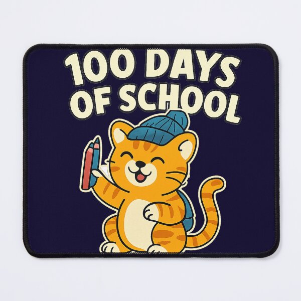 Item preview, 100 days of school cute funny cat vector designed and sold by Mudikeys.
