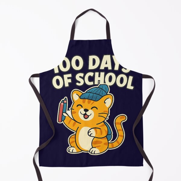 Item preview, 100 days of school cute funny cat vector designed and sold by Mudikeys.