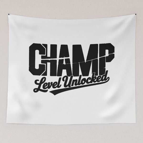 Item preview, Champ, Level Unlocked  designed and sold by freshwear design.