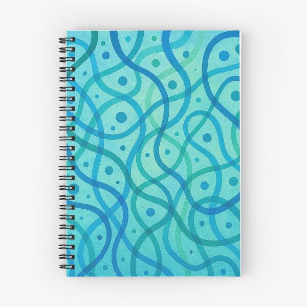 Item preview, Intertwined clarity in blue-green designed and sold by Sigtrix.