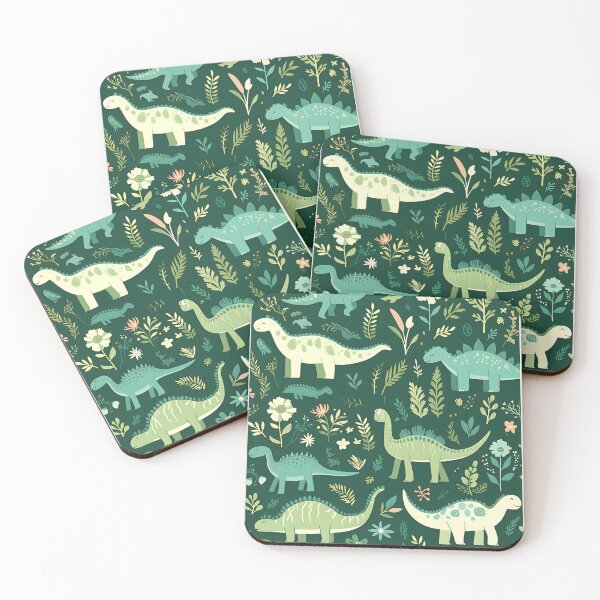 Item preview, Floral Dinosaurs Pattern designed and sold by xiao xuans.