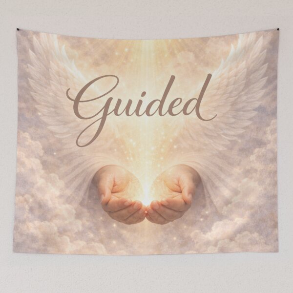 Item preview, Guided Christian Affirmation Art Faith Based Spiritual Wall Artwork designed and sold by TrackinDaTrends.