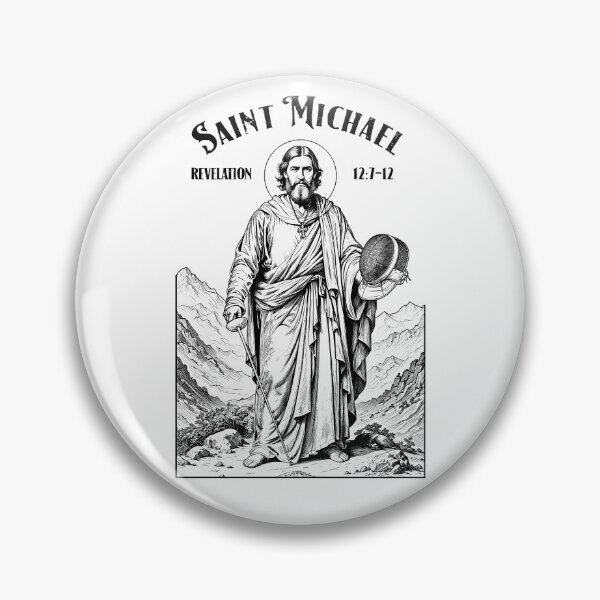 Item preview, Fencing Fencer Patron Saint Michael Funny Vintage Fencers designed and sold by GrandeDuc.