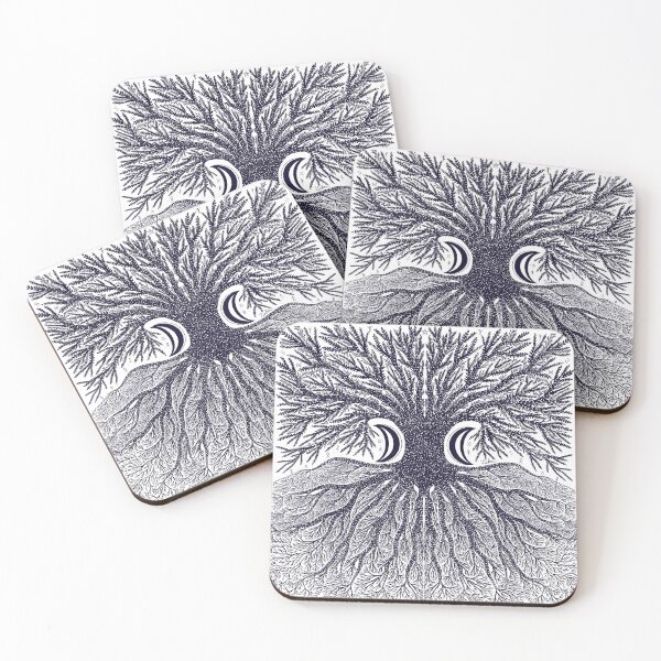 Item preview, Mystical Deep Blue Tree of Life designed and sold by MelZahrArt.