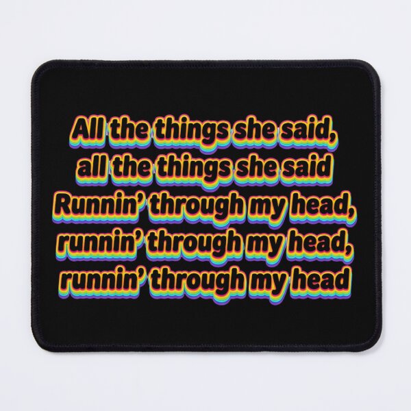 Item preview, HR Hockey rivalry - Hollanov | All the things she said (bubble font)- Shane and Ilya song by t.A.T.u. designed and sold by Vane22april.