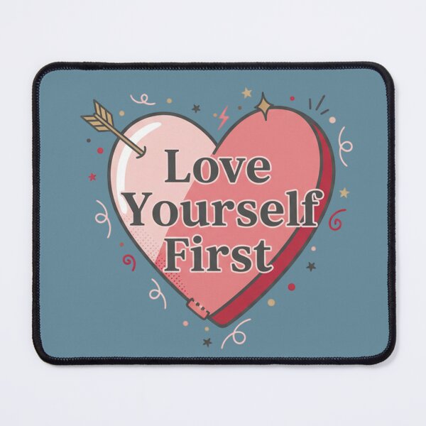 Item preview, Bold Self-Affirmation: The Love Yourself Heart designed and sold by InkWeaveShop.