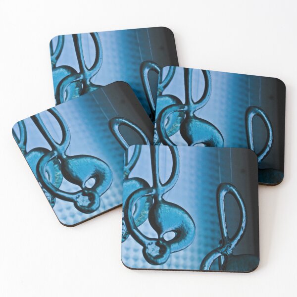 Item preview, Positive Notes – A Glass Keepsake in Blue designed and sold by Artondra Hall.