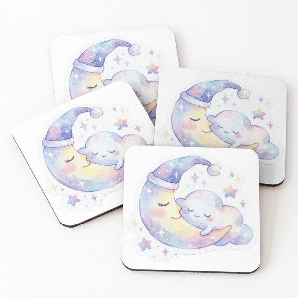 Item preview, Sleepy Moon & Cloud designed and sold by Born to Flow.