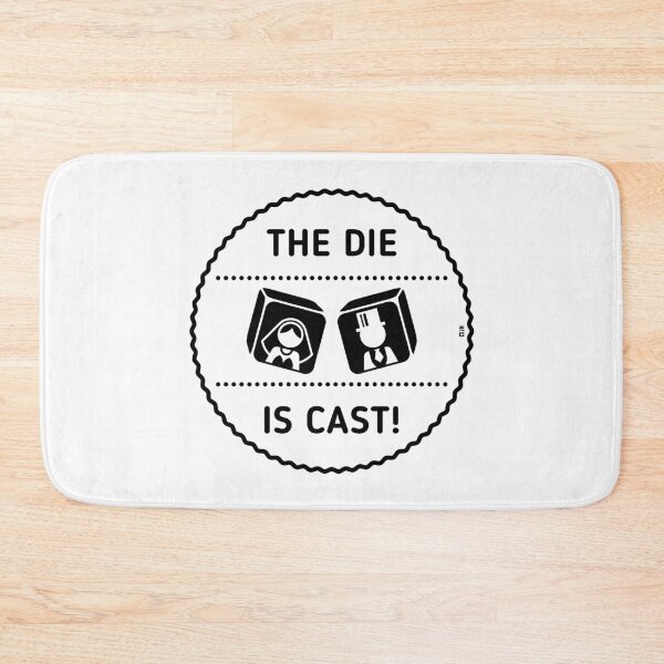 Item preview, The Die Is Cast! (Dice / Stag Party / Wedding / Game Over / Patch / Black) designed and sold by MrFaulbaum.