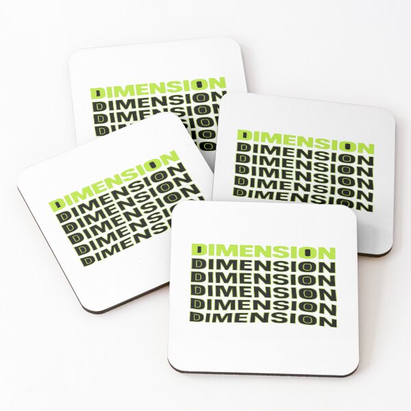 Item preview, Neon Green DIMENSION Typography Art – Futuristic Depth Design for Posters, Tees & Digital Decor designed and sold by Bright Nest Studio.