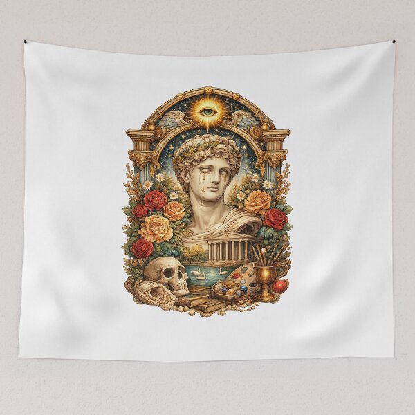 Item preview, Timeless Classical Art Sticker | Mythology, Time & Eternal Beauty designed and sold by DrizzyV.