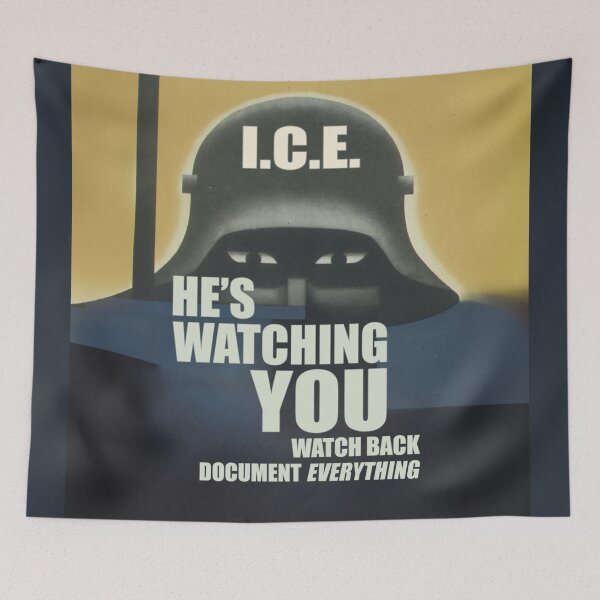 Item preview, HE’S WATCHING YOU 2026 designed and sold by LMHDesigns.