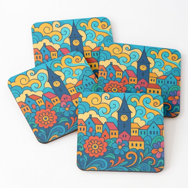 Item preview, Floral city in a riot of color designed and sold by Sigtrix.