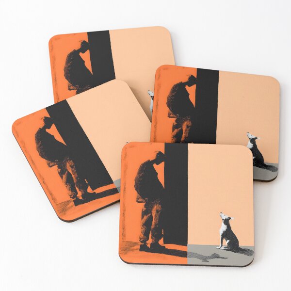 Item preview, Dog Waiting Across the Door designed and sold by PawJoyParents.