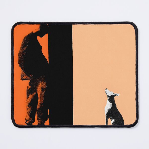 Item preview, Dog Waiting Across the Door designed and sold by PawJoyParents.