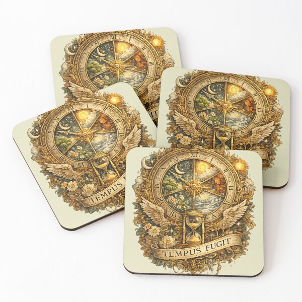 Item preview, Tempus Fugit Time Clock Sticker | Symbolic Clock of Time & Eternity designed and sold by DrizzyV.
