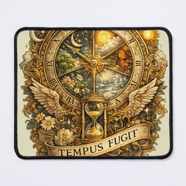 Item preview, Tempus Fugit Time Clock Sticker | Symbolic Clock of Time & Eternity designed and sold by DrizzyV.