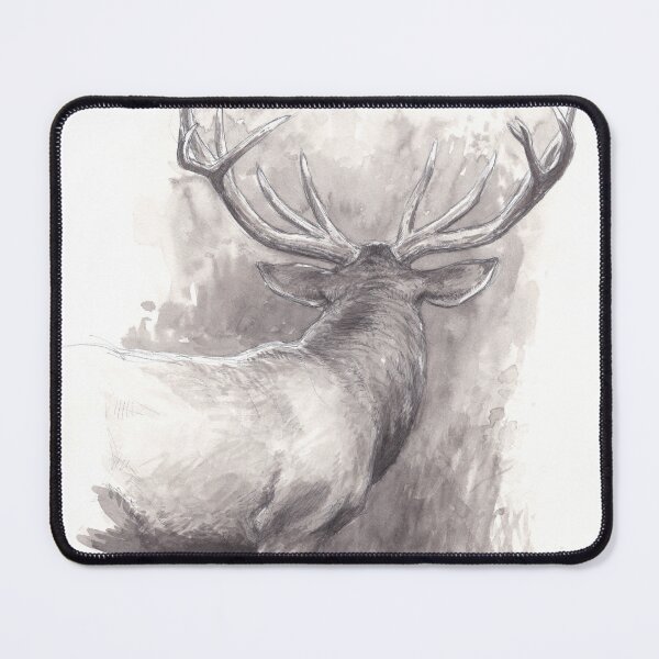Item preview, Inktober Day 15 - Red Deer designed and sold by GaiaSorrentino.
