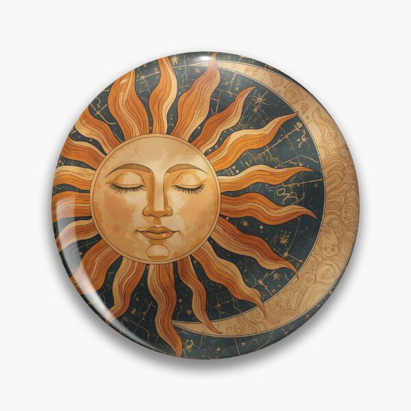 Item preview, Sacred Celestial Clock: Sun and Moon Balance designed and sold by CharlieDesings.