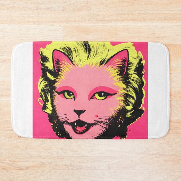 Item preview, Marylin the cat warhol inspired pop art print. designed and sold by bluefrog.