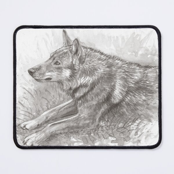 Item preview, Inktober Day 4 - Wolf designed and sold by GaiaSorrentino.