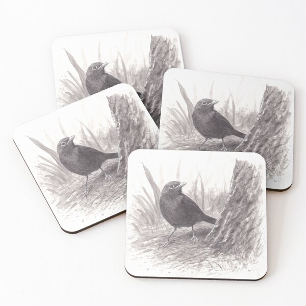 Item preview, Inktober Day 3 - Blackbird designed and sold by GaiaSorrentino.