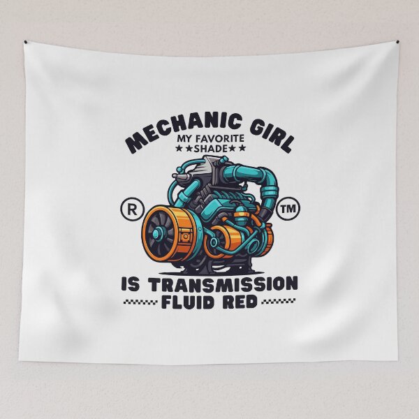 Item preview, Mechanic Girl : my favorite shade is transmission fluid red designed and sold by Peerless-Prime.