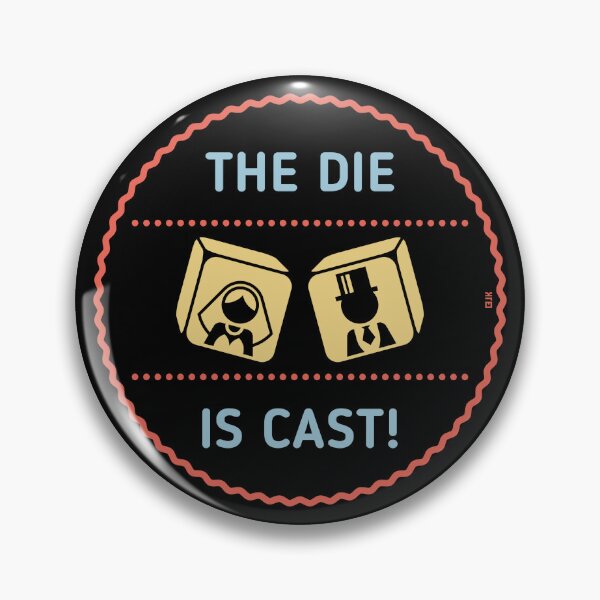 Item preview, The Die Is Cast! (Dice / Stag Party / Wedding / Game Over / Patch / 3C) designed and sold by MrFaulbaum.