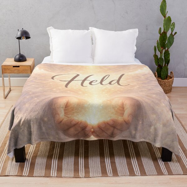Item preview, Held Christian Affirmation Art Faith Based Spiritual Wall Artwork designed and sold by TrackinDaTrends.