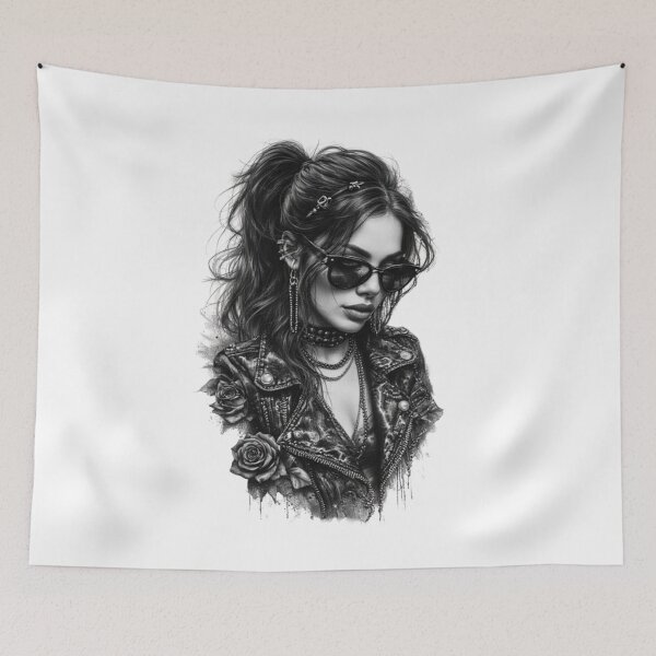 Item preview, Rebel in Black and White designed and sold by CHRIST5000.