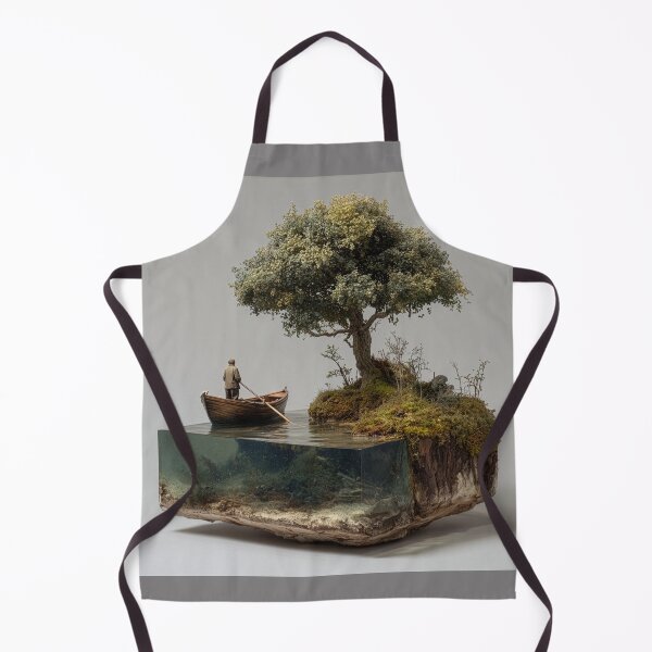 Item preview, Man, Boat, Water, Tree designed and sold by Tridentulus.
