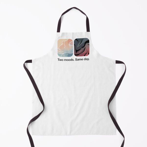 Item preview, Two Moods Same Day – Relatable Minimalist Aesthetic Shirt designed and sold by Karlas-things.