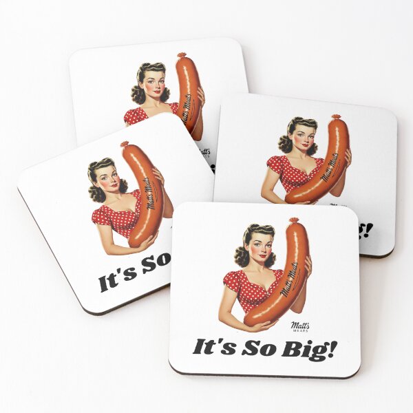 Artikelvorschau, It's So Big Vintage Matt's Meats Design entworfen und verkauft von matts-meats.